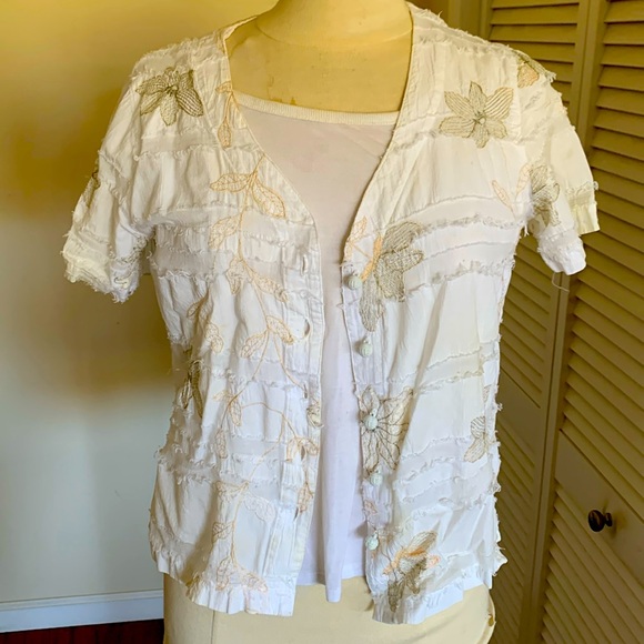 Draper’s and Damon Tops - Cotton button down blouse.  Must bundle 2 or more
